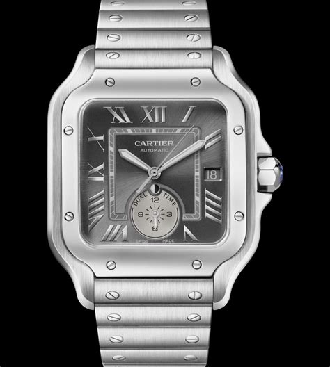 cartier santos dual time|Cartier Santos rewind.